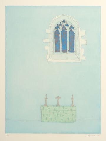 Altar in church.