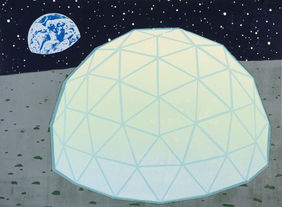 Dome in space.